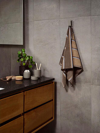 ZONE DENMARK | Asciugamano SAUNA 50x100cm Tortora/CamelskyBlue