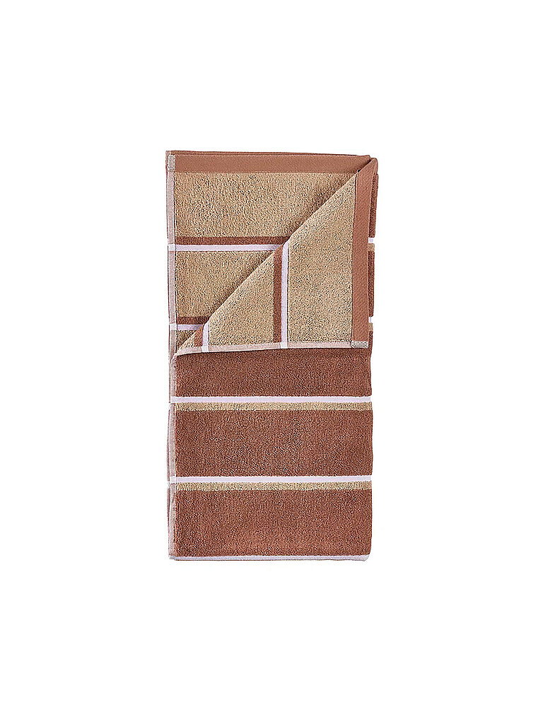 Telo doccia SAUNA 70x140cm Terracotta/Camle/Lupine rame