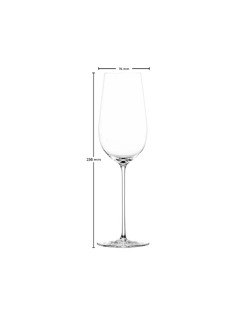 ZWIESEL GLAS | Set di 2 bicchieri da champagne VUELO | Trasparente