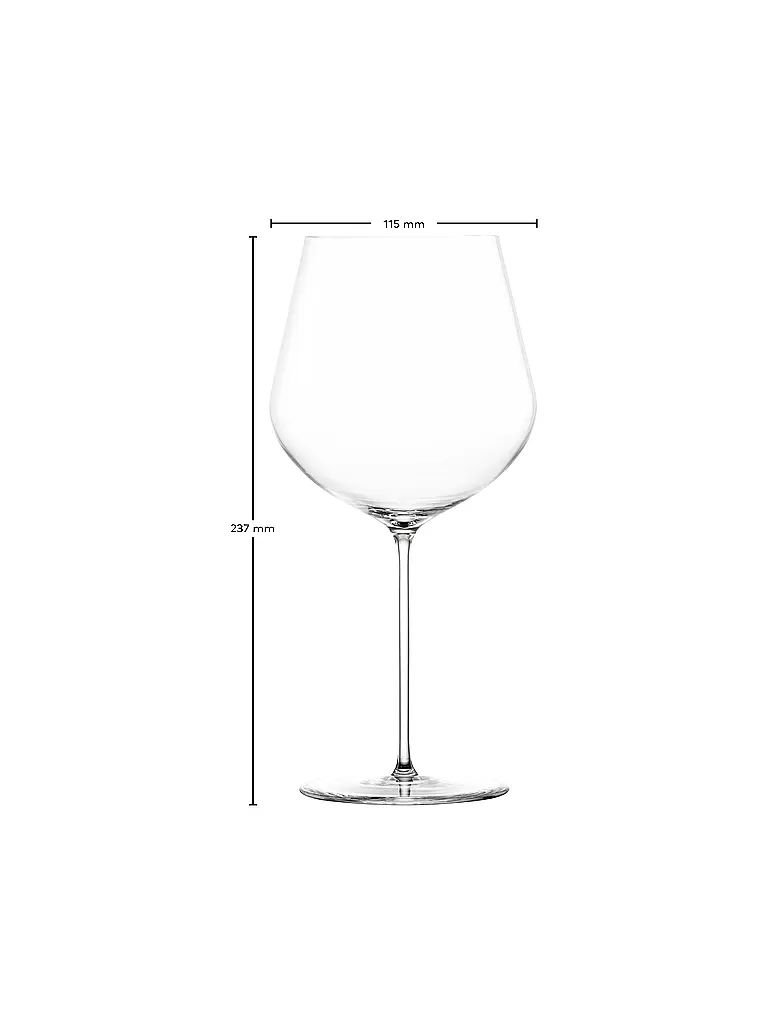 ZWIESEL GLAS | Set di 2 bicchieri da vino rosso Borgogna VUELO | Trasparente