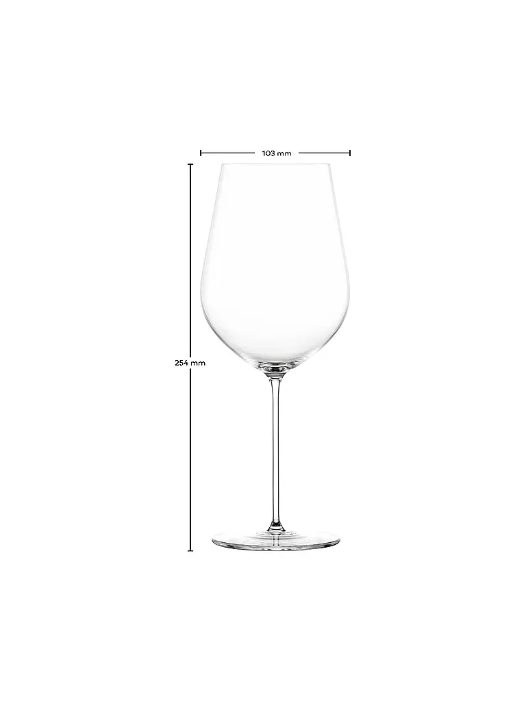 ZWIESEL GLAS | Set di 2 bicchieri da vino rosso VUELO | Trasparente