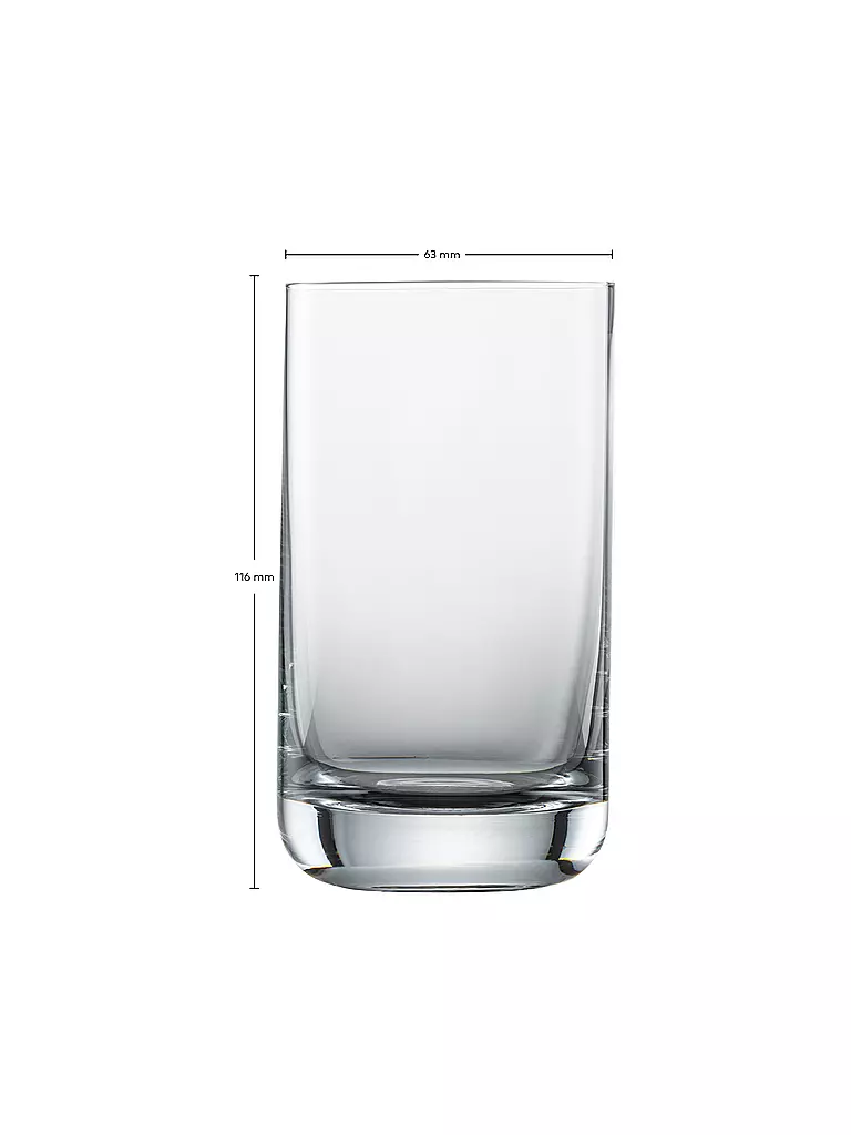 ZWIESEL GLAS | Set di 6 bicchieri da acqua SIMPLE 255ml | 