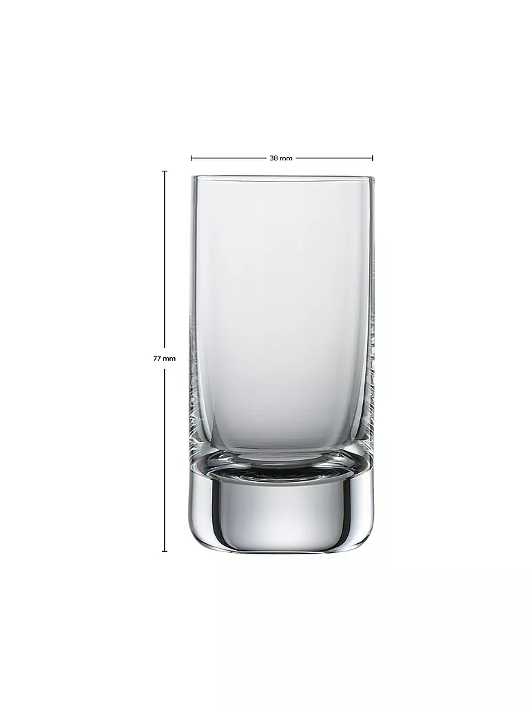 ZWIESEL GLAS | Set di 6 bicchieri da grappa SIMPLE 46ml | 