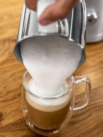 ZWILLING | Montalatte Enfinigy 200/400ml Acciaio Inox/Bianco