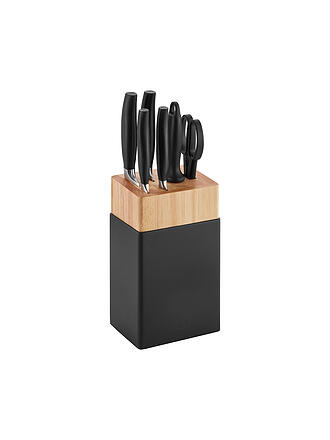 ZWILLING | Set ceppi portacoltelli 7 pz FIVE STAR Nero