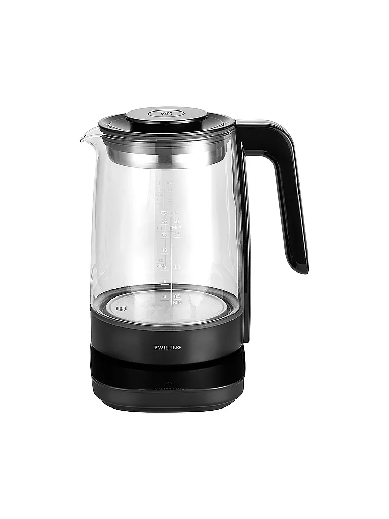 ZWILLING | Bollitore con filtro per tè 1,7 l vetro / Nero | Nero