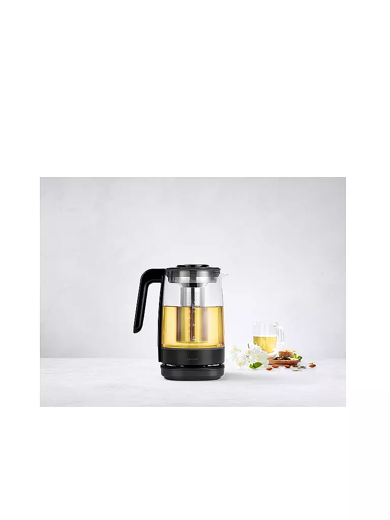ZWILLING | Bollitore con filtro per tè 1,7 l vetro / Nero |