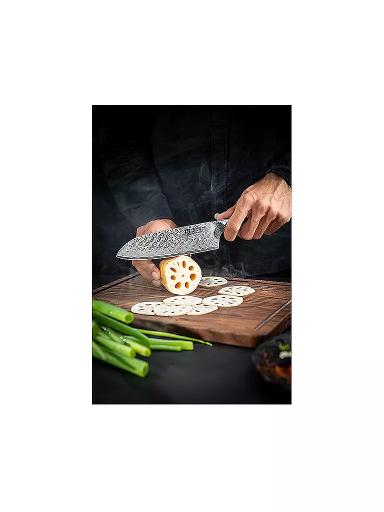 ZWILLING | Coltello Santoku TANREI 18 cm Micarta | Marrone
