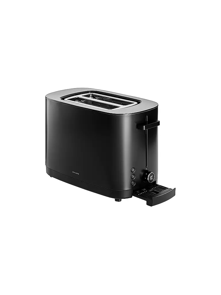 ZWILLING | ENFINIGY® Tostapane 2 fette acciaio inox 2 fessure corte Nero | Nero