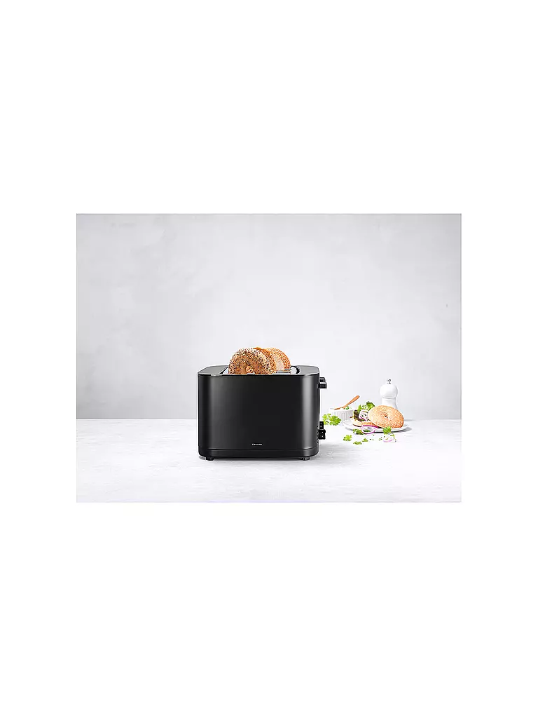 ZWILLING | ENFINIGY® Tostapane 2 fette acciaio inox 2 fessure corte Nero | 