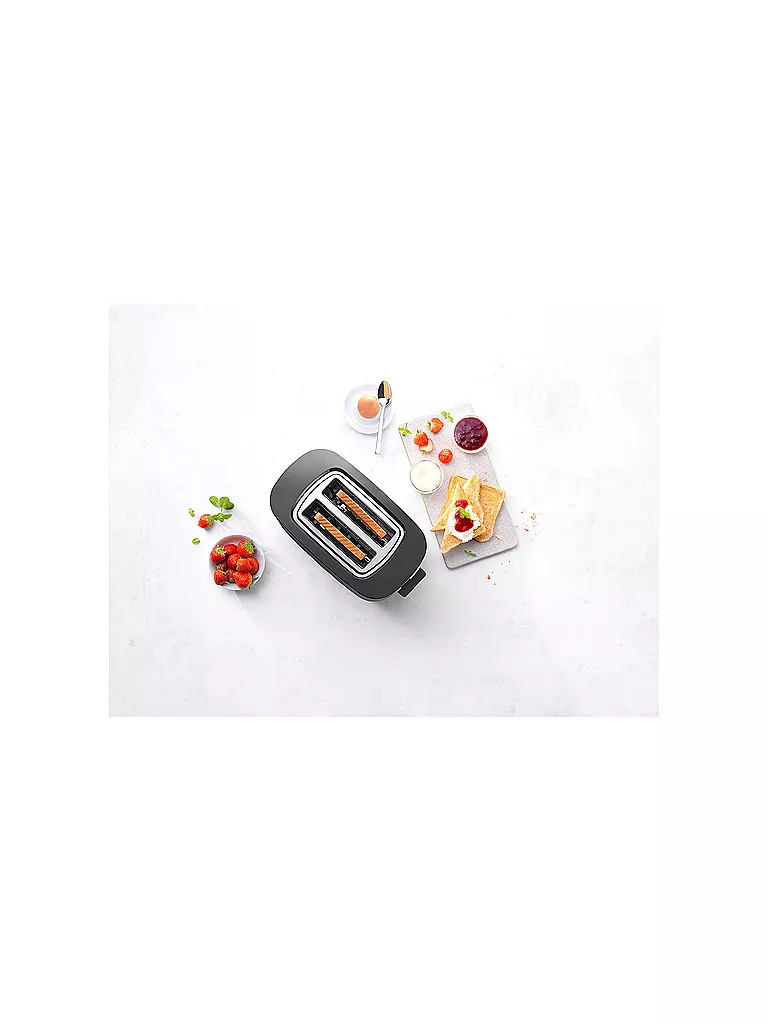 ZWILLING | ENFINIGY® Tostapane 2 fette acciaio inox 2 fessure corte Nero | 