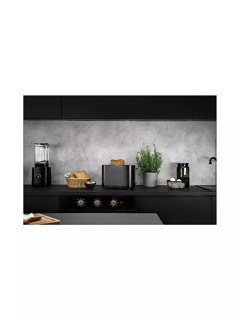 ZWILLING | ENFINIGY® Tostapane 2 fette acciaio inox 2 fessure corte Nero | 