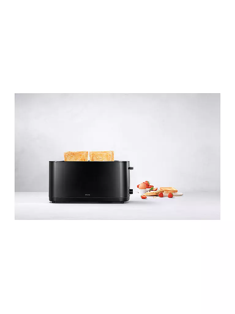 ZWILLING | ENFINIGY® Tostapane 4 fette acciaio inox 2 fessure lunghe Nero | 
