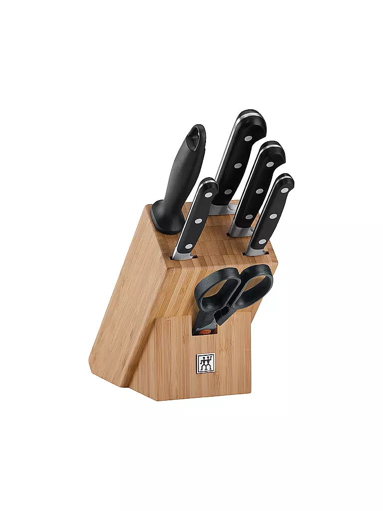 ZWILLING | Set ceppi di coltelli 7 pz. PROFESSIONAL S Bambù | Marrone