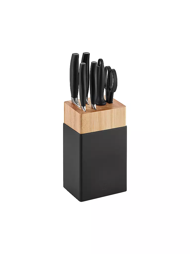 ZWILLING | Set ceppi portacoltelli 7 pz FIVE STAR Nero | Nero