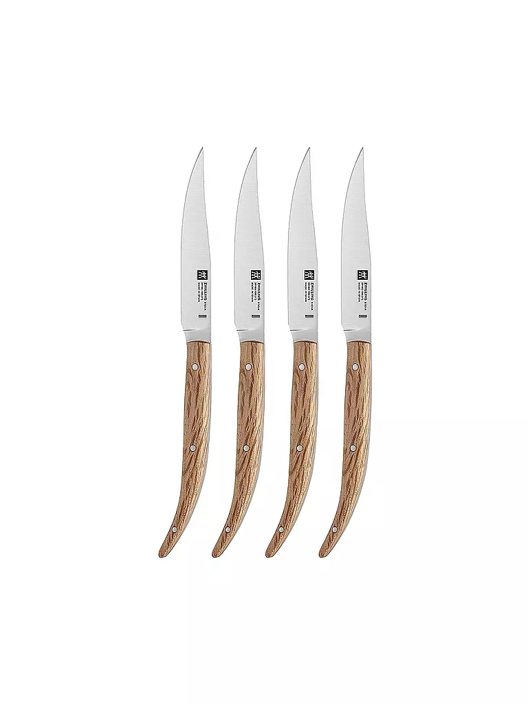 ZWILLING | Set di coltelli da bistecca Holmoak, 4 pezzi | Marrone
